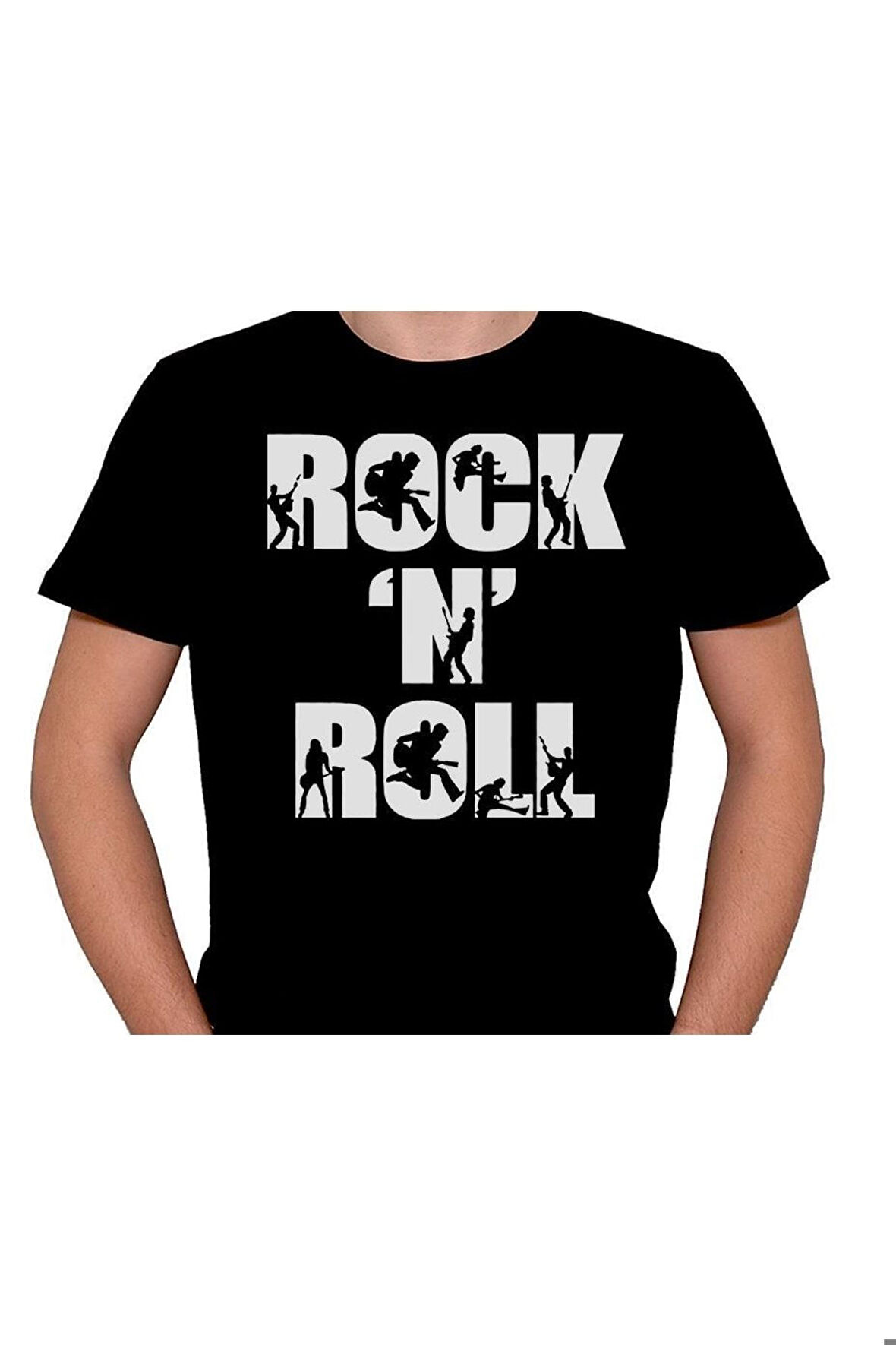 Rock'n Roll Müzik Müsic Heavy Metal Tişört Unisex T-shirt