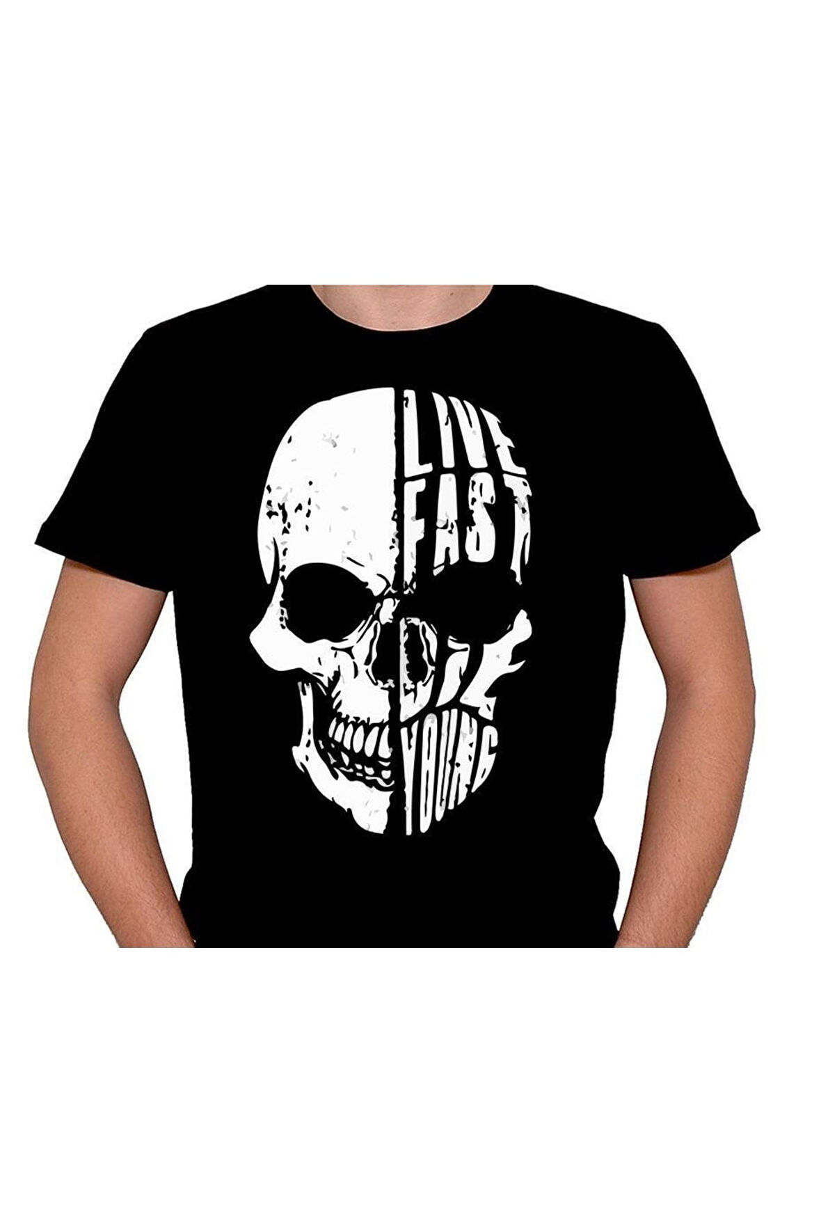 Live Fast Die Young Hızlı Yaşa Erken Öl Tişört Unisex T-shirt