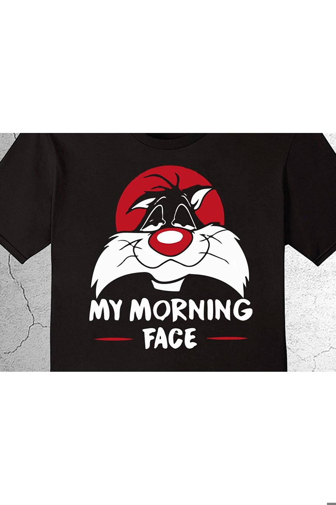 Sylvester Cat My Morning Face Kalkınca Surat Ifadem Tişört Çocuk T-shirt