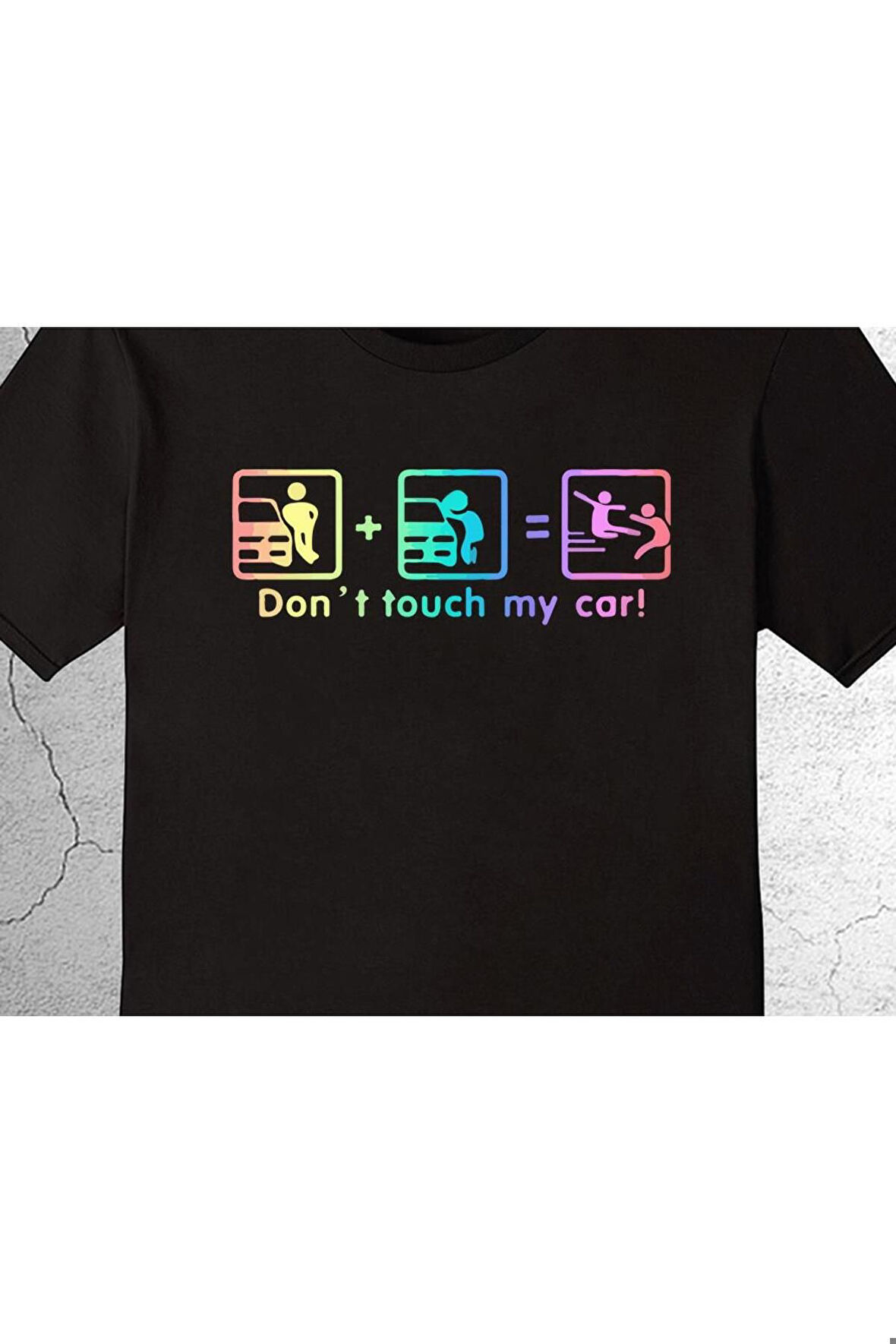 Don't Touch My Car Arabama Dokunma Modifiye Roll Tişört Çocuk T-shirt