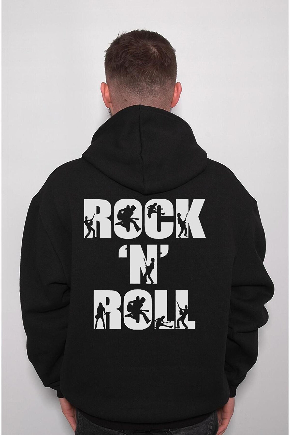 Rock'n Roll Müzik Müsic Heavy Metal Sweatshirt Unisex Kapüşonlu Hoodie