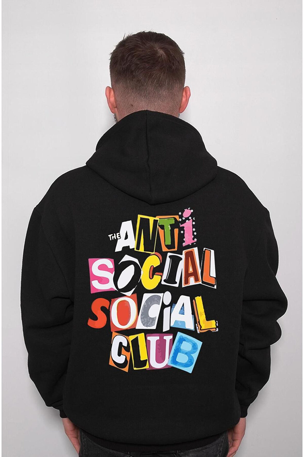 Anti Social Social Club Anti Sosyal Kulüp Sweatshirt Unisex Kapüşonlu Hoodie