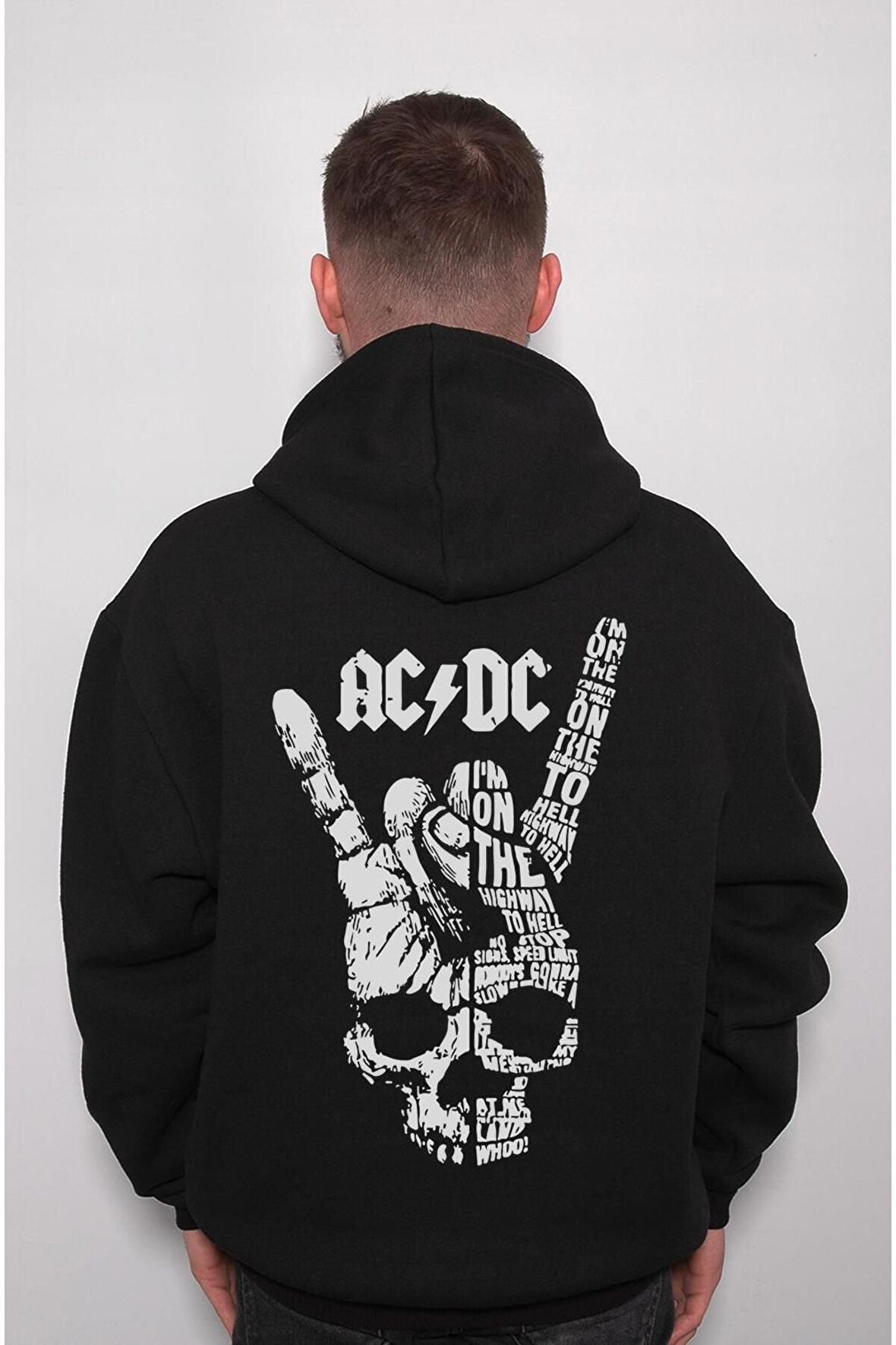 Ac Dc Müzik Music Group Rock And Roll Heavy Metal Sweatshirt Unisex Kapüşonlu Hoodie