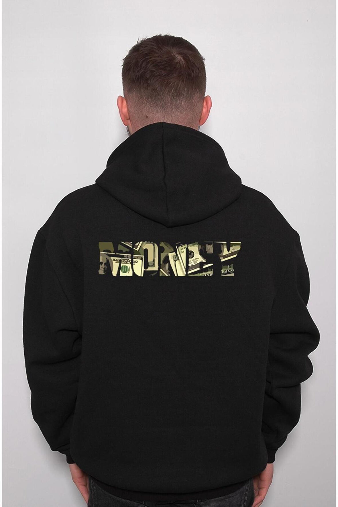 Money Dolar Para Sweatshirt Unisex Kapüşonlu Hoodie