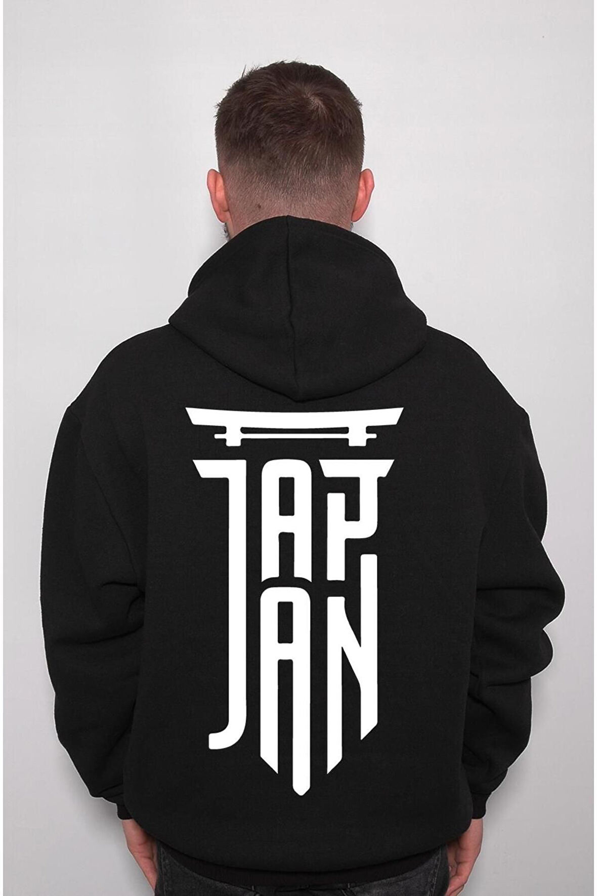 Japan Japanese Anime Logo Sweatshirt Unisex Kapüşonlu Hoodie