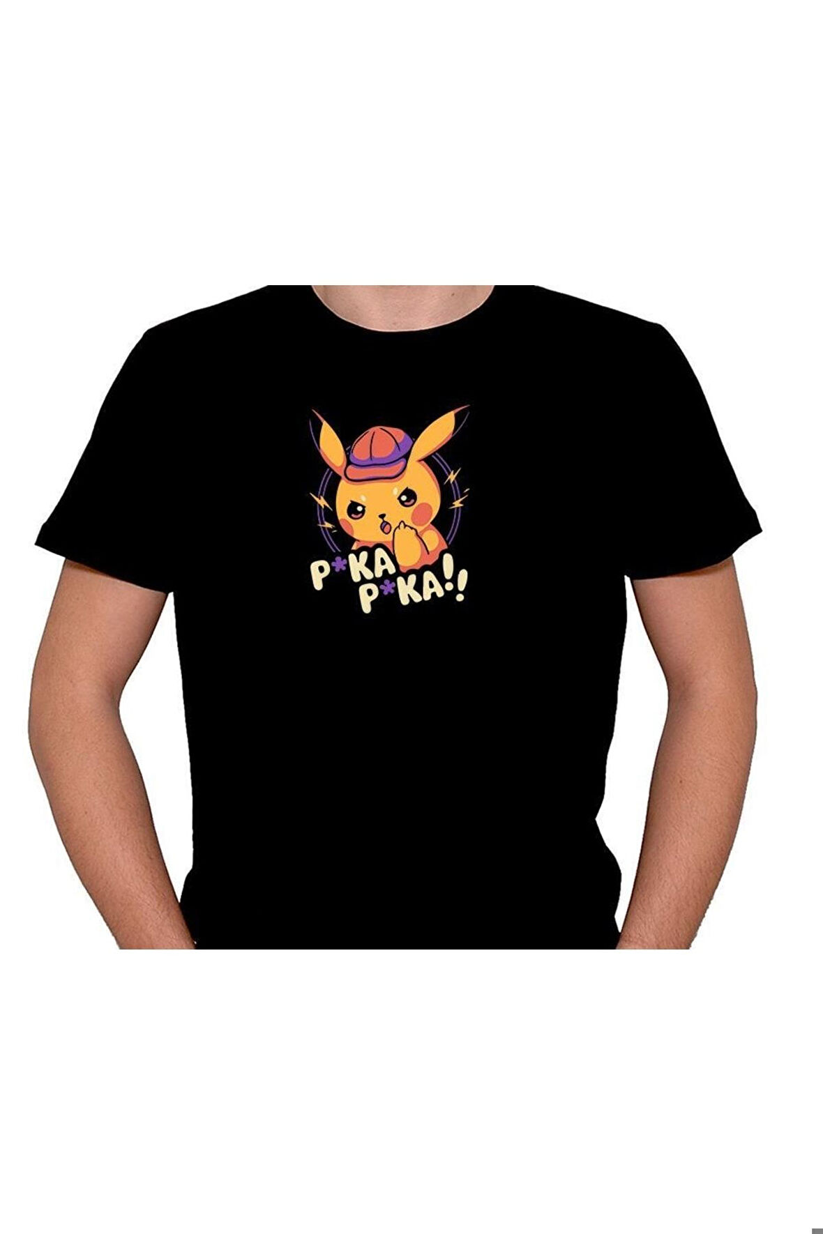 Pokemon Pikachu Pika Pika Elektrik Electric Tişört Unisex T-shirt