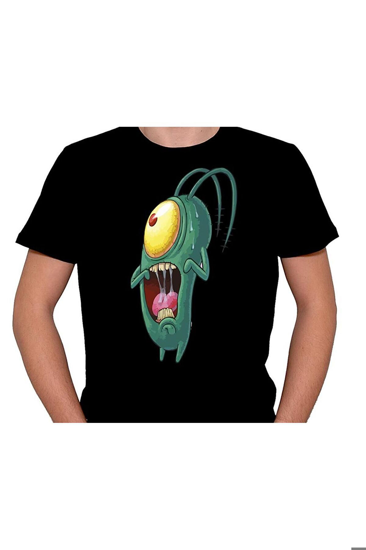 Plankton Sünger Bob Caracter Tişört Unisex T-shirt