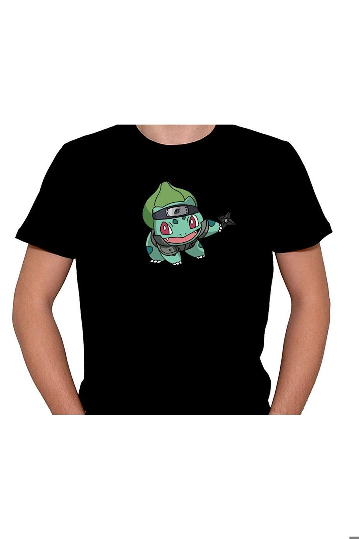 Naruto Anime Balbasaur Balbazar Pokemon Tişört Unisex T-shirt