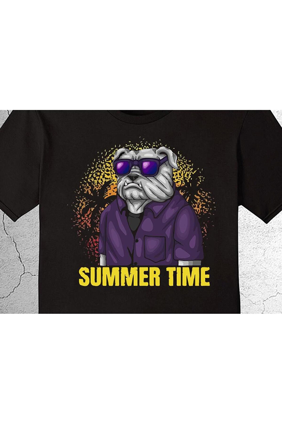 Summer Time Dog Pitbull Paradise Tişört Çocuk T-shirt