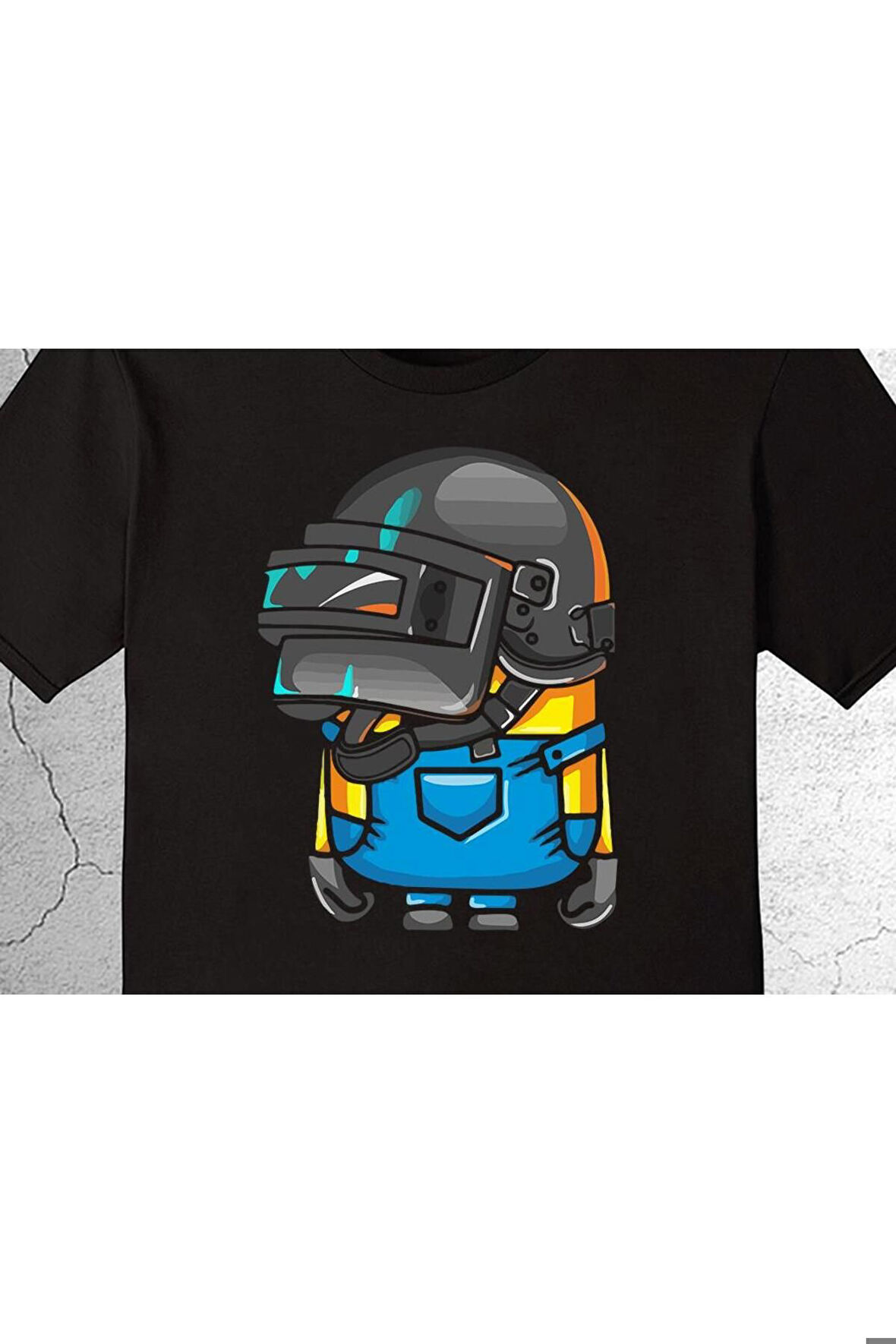 Minions Pubg Kask Sniper Savaşçı Tişört Çocuk T-shirt