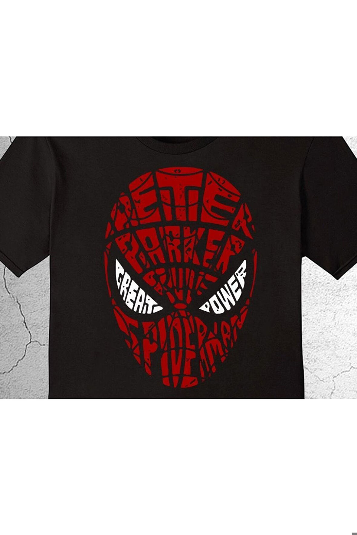 Spiderman Örümcek Adam Mask Tişört Çocuk T-shirt