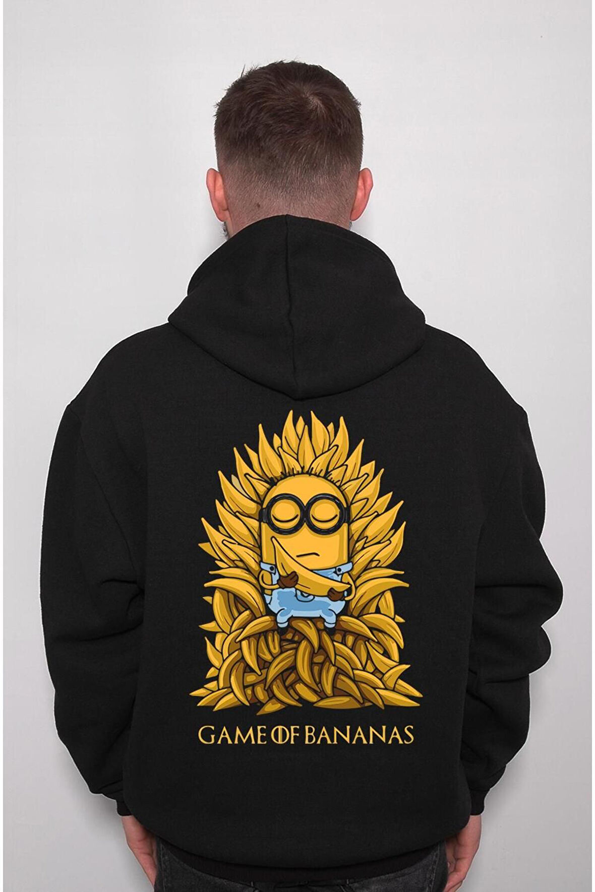 Game Of Bananas Muz Oyunları Minions Sweatshirt Unisex Kapüşonlu Hoodie