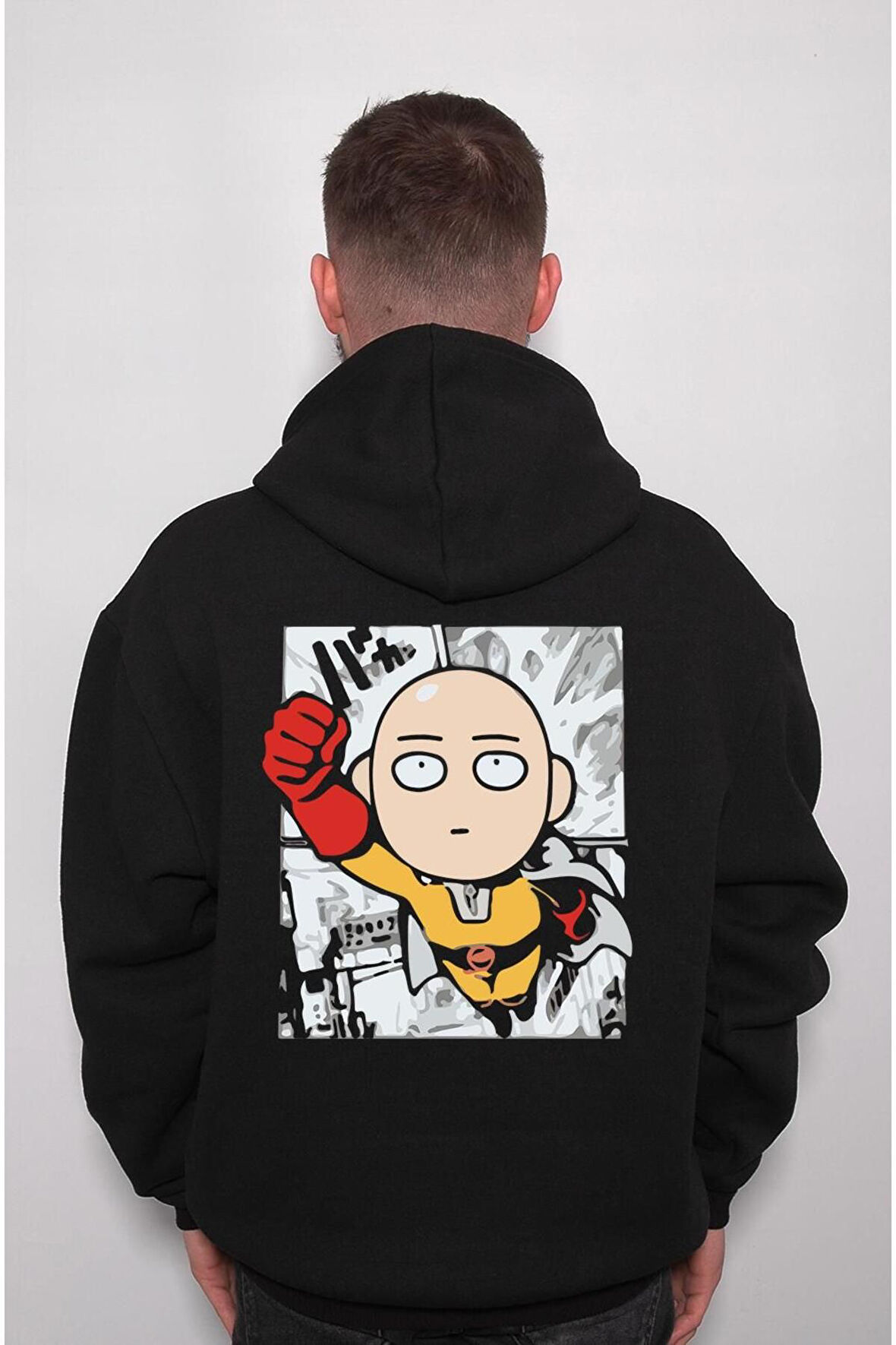One Punchman Yumruk Adam Sweatshirt Unisex Kapüşonlu Hoodie