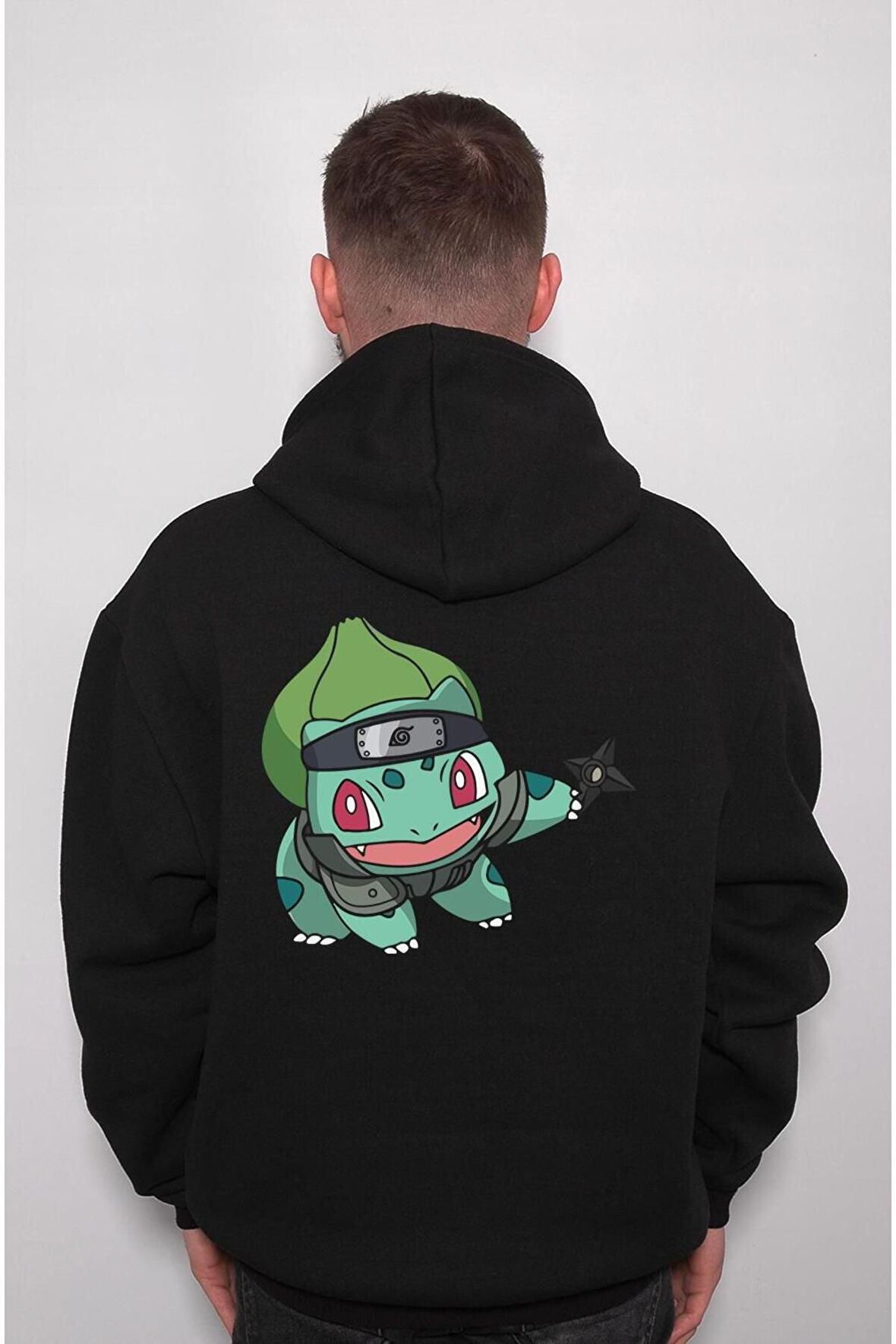 Naruto Anime Balbasaur Balbazar Pokemon Sweatshirt Unisex Kapüşonlu Hoodie