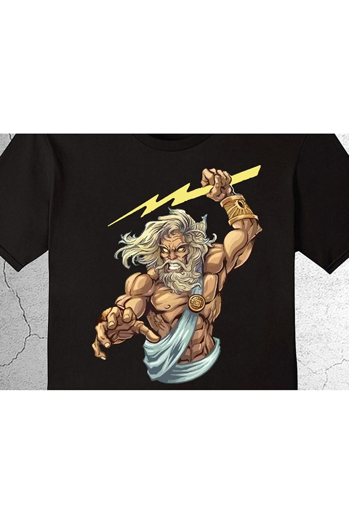 Zeus Tanrı Yıldırım Şimşek Dede Tişört Çocuk T-shirt