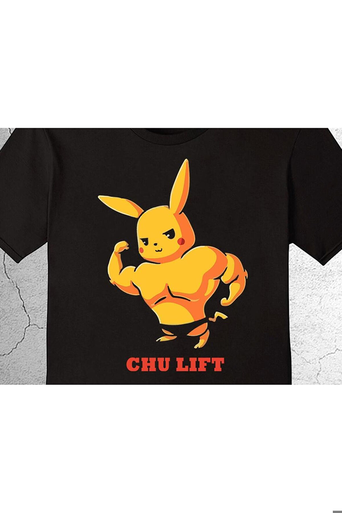 Pokemon Pikachu Pika Chulift GYM Fitness Tişört Çocuk T-shirt