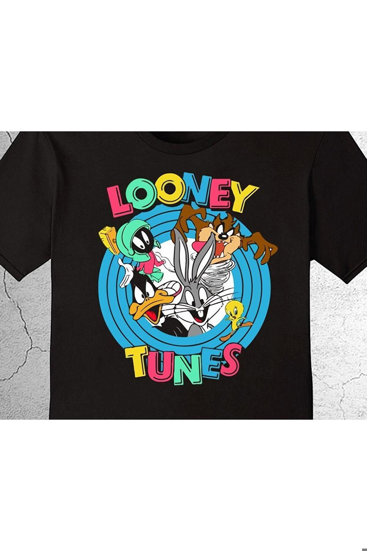 Looney Tunes Çizgi Film Tazz Bugs Bunny Duffy Duck Tişört Çocuk T-shirt