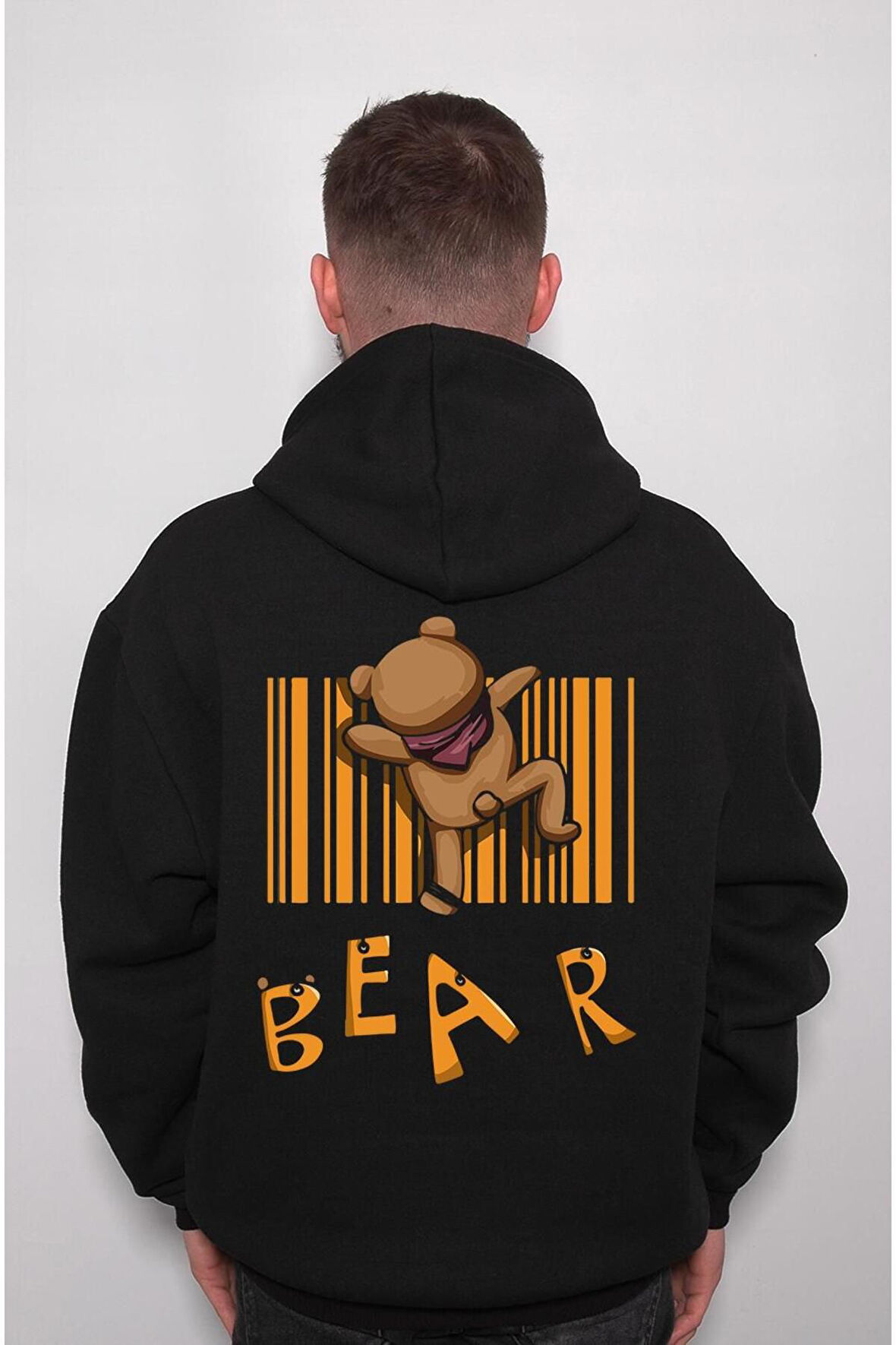 Ayı Bear Ted Teddy Crazy Ayı Panda Sweatshirt Unisex Kapüşonlu Hoodie