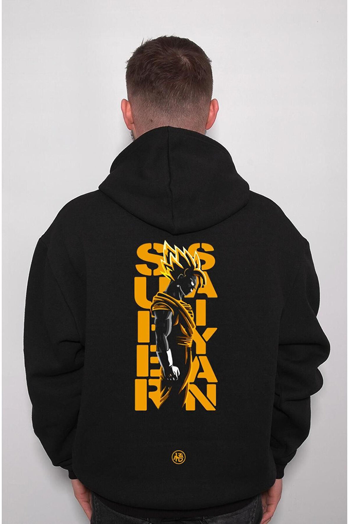 Naruto Anime Japanese Super Saiyan Sweatshirt Unisex Kapüşonlu Hoodie