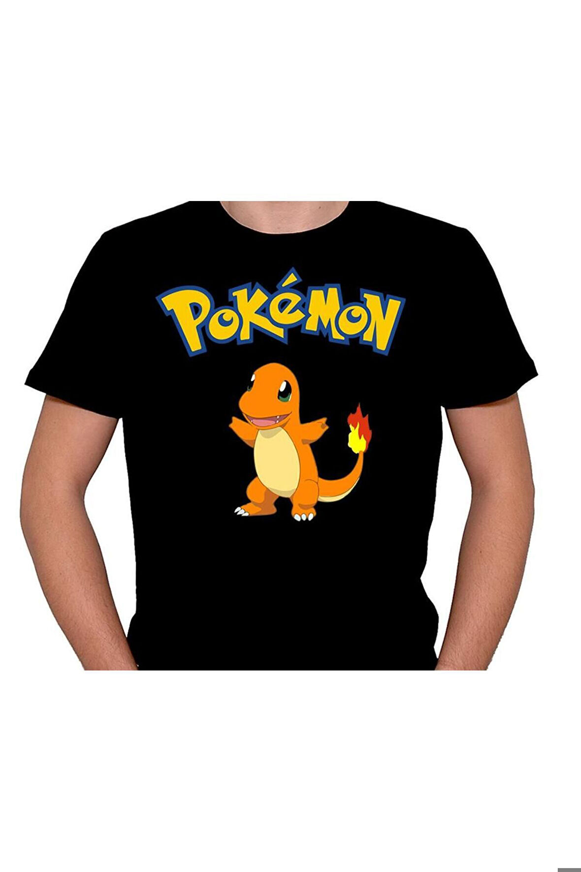 Pokemon Charizard Çalizart Tişört Unisex T-shirt