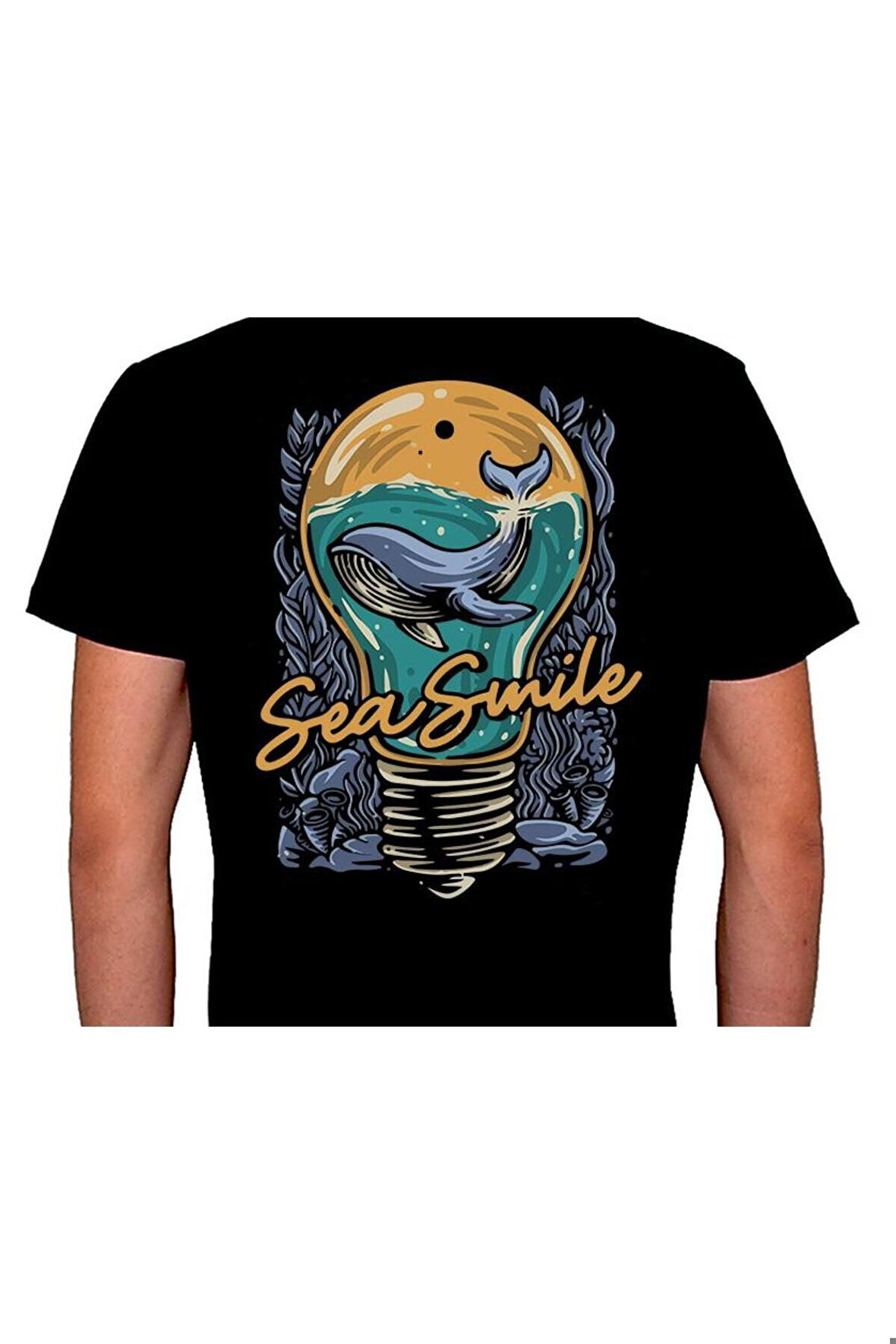 Sea Smile Deniz Gülücük Balina Whale Tişört Unisex T-shirt