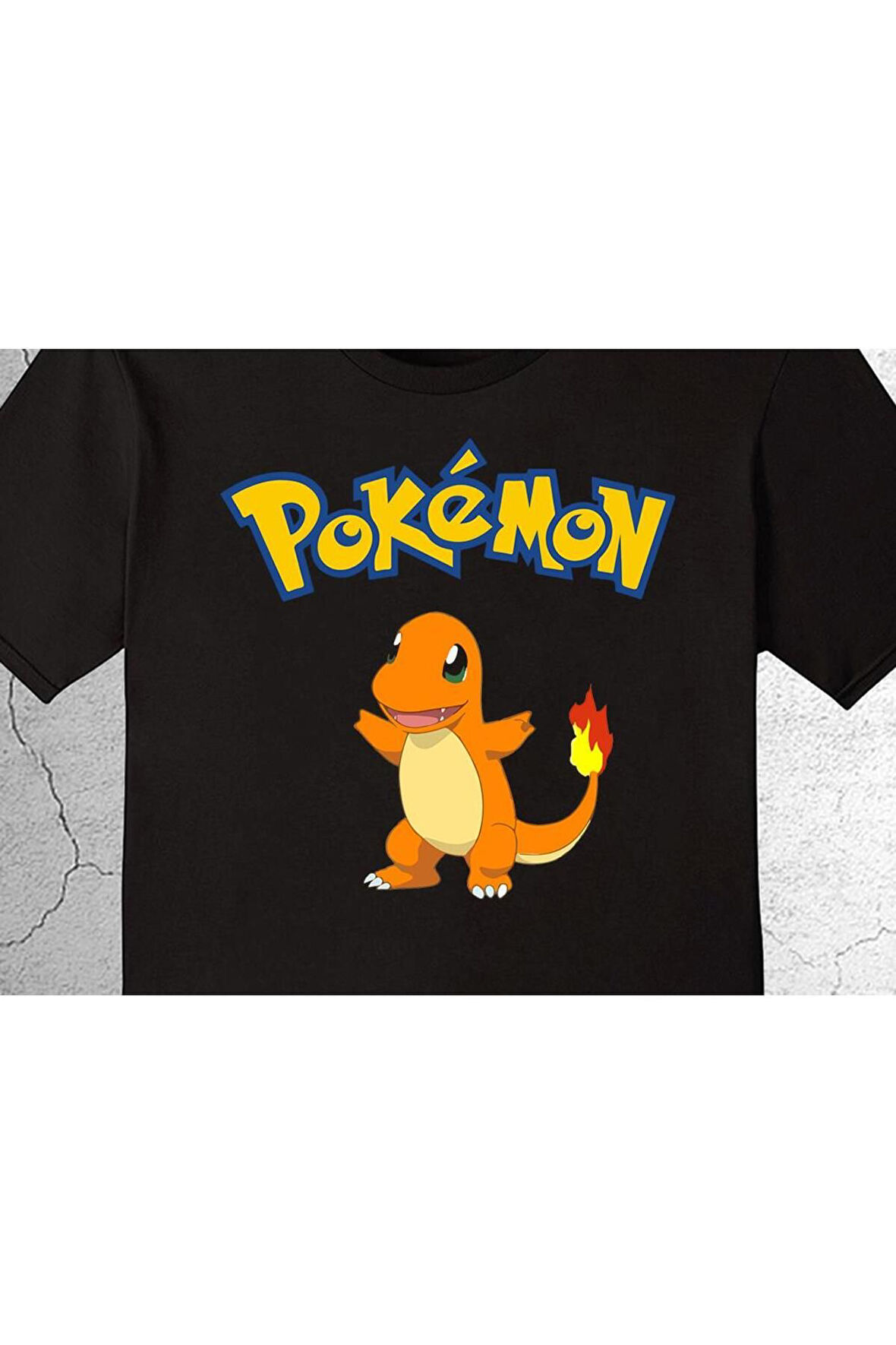 Pokemon Charizard Çalizart Tişört Çocuk T-shirt