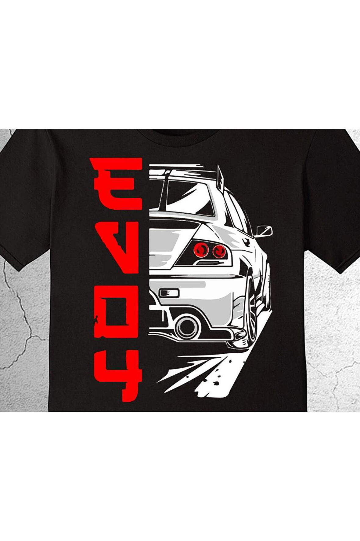 Mitsubishi Lancer Evo Roll Süper Car Tişört Çocuk T-shirt