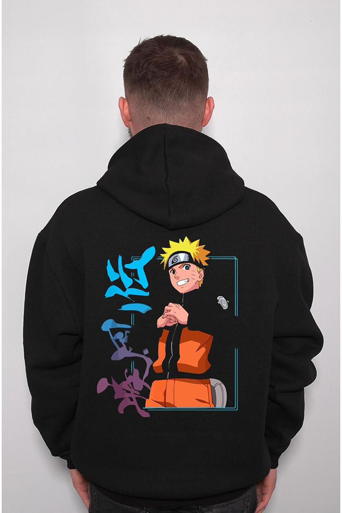 Naruto Kakashi Anime Japanese Japan Korea Dizi Sweatshirt Unisex Kapüşonlu Hoodie