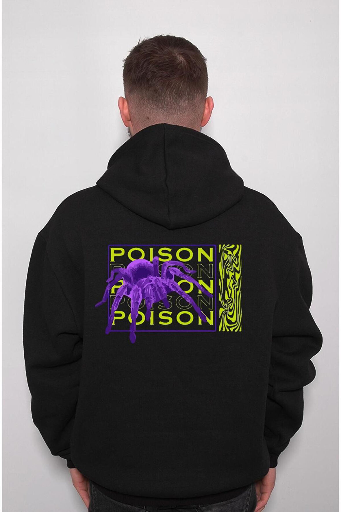 Poison Örümcek Spider Ağ Animal Sweatshirt Unisex Kapüşonlu Hoodie