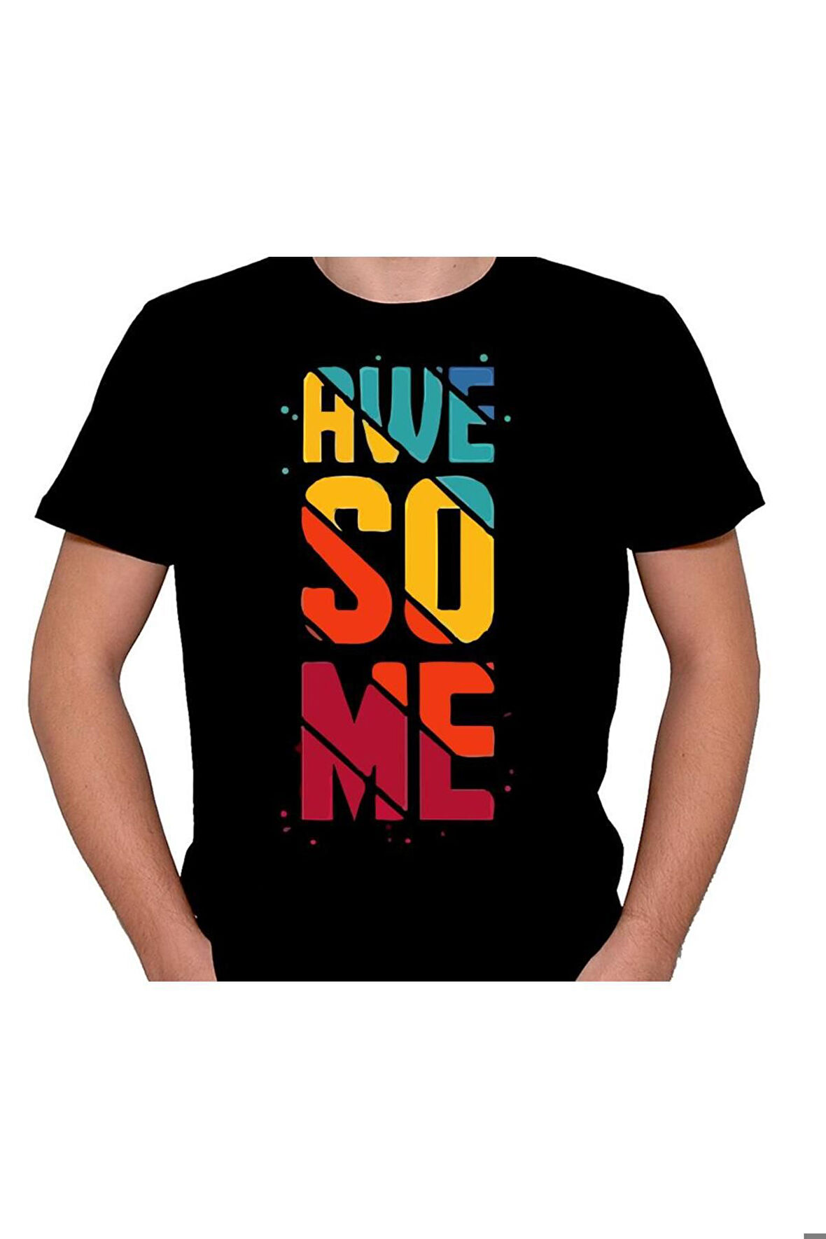 Awe Some Mükemmel Retro Tişört Unisex T-shirt