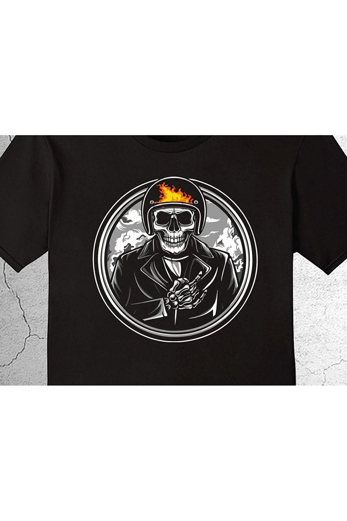 Rider Skull Kuru Kafa Ride Or Die Ölümcül Sürüş Tişört Çocuk T-shirt