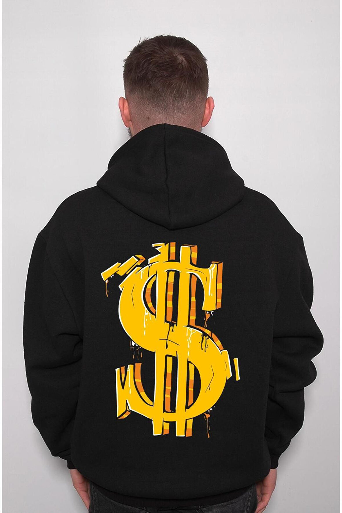 Dolar Zengin Milyoner Sweatshirt Unisex Kapüşonlu Hoodie