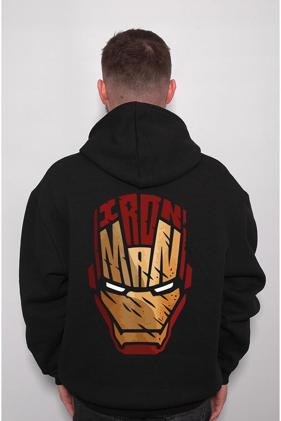 Iron Man Demir Adam Süper Kahraman Sweatshirt Unisex Kapüşonlu Hoodie