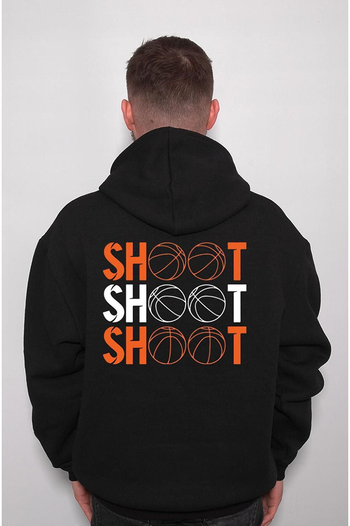 Basketbol Basketball Shoot Şutör Game Sweatshirt Unisex Kapüşonlu Hoodie