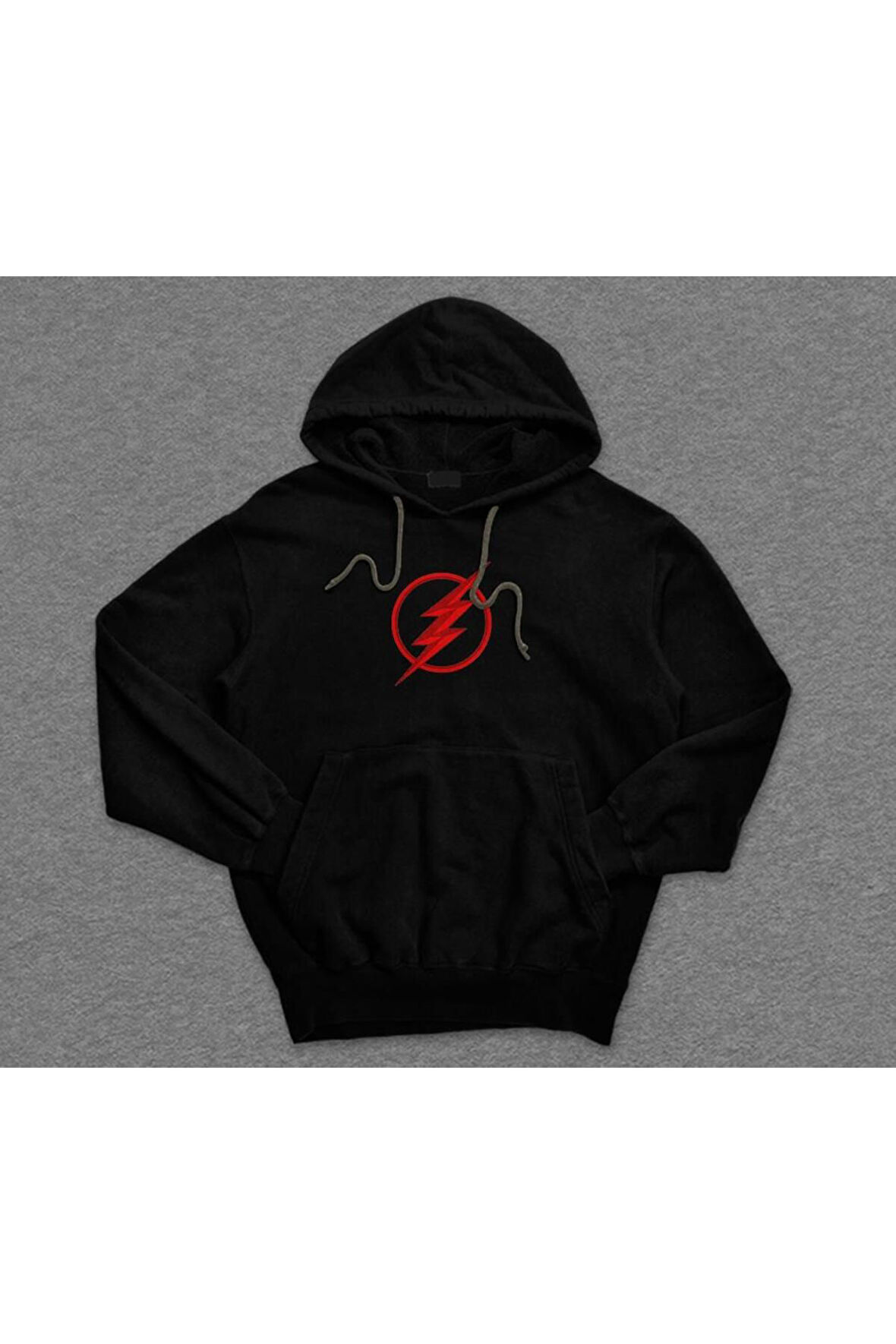 The Flash Logo Sweatshirt Unisex Kapüşonlu Hoodie