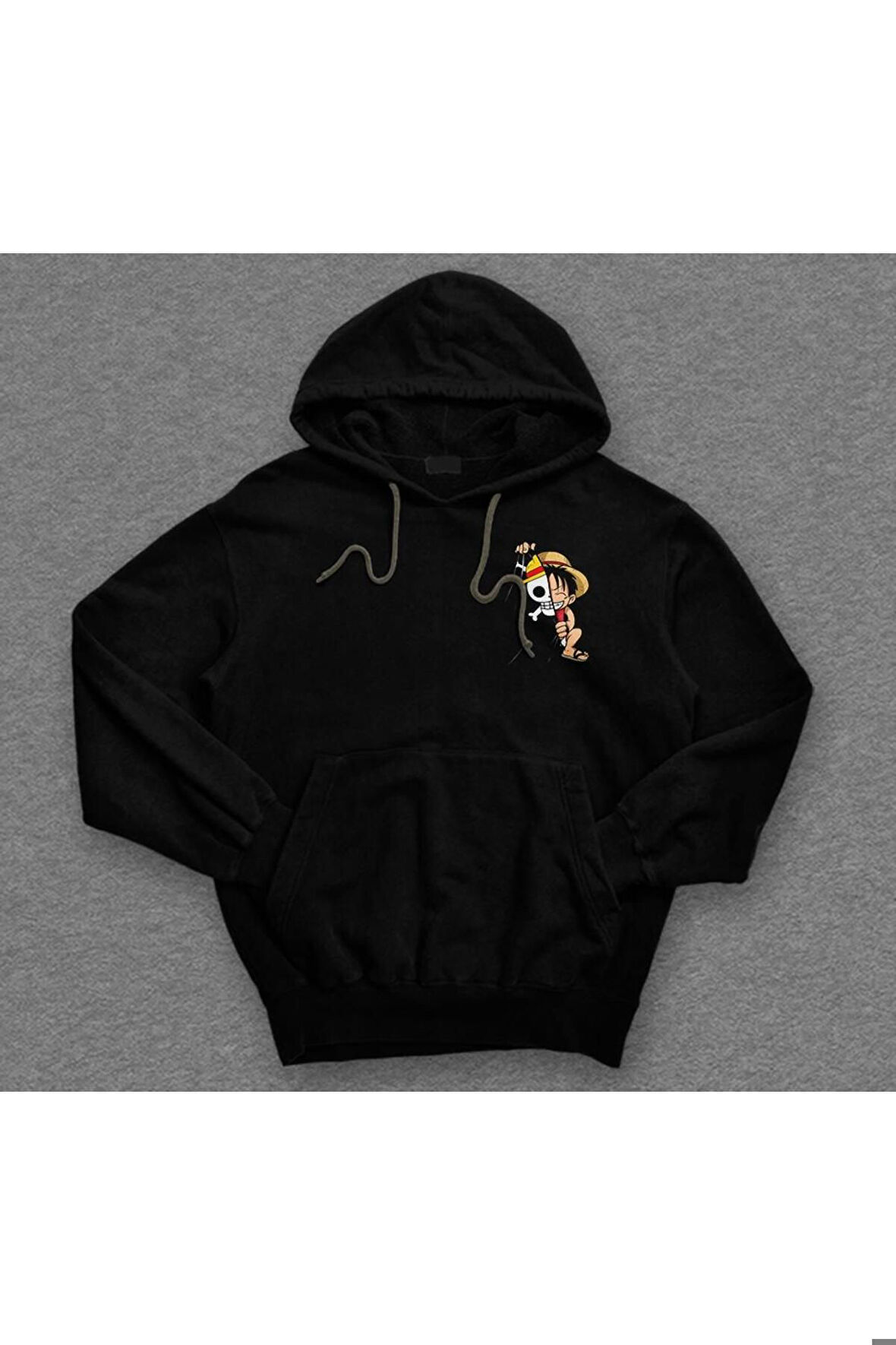 One Piece King Monkey D.Luffy Korsan Kral Sweatshirt Unisex Kapüşonlu Hoodie