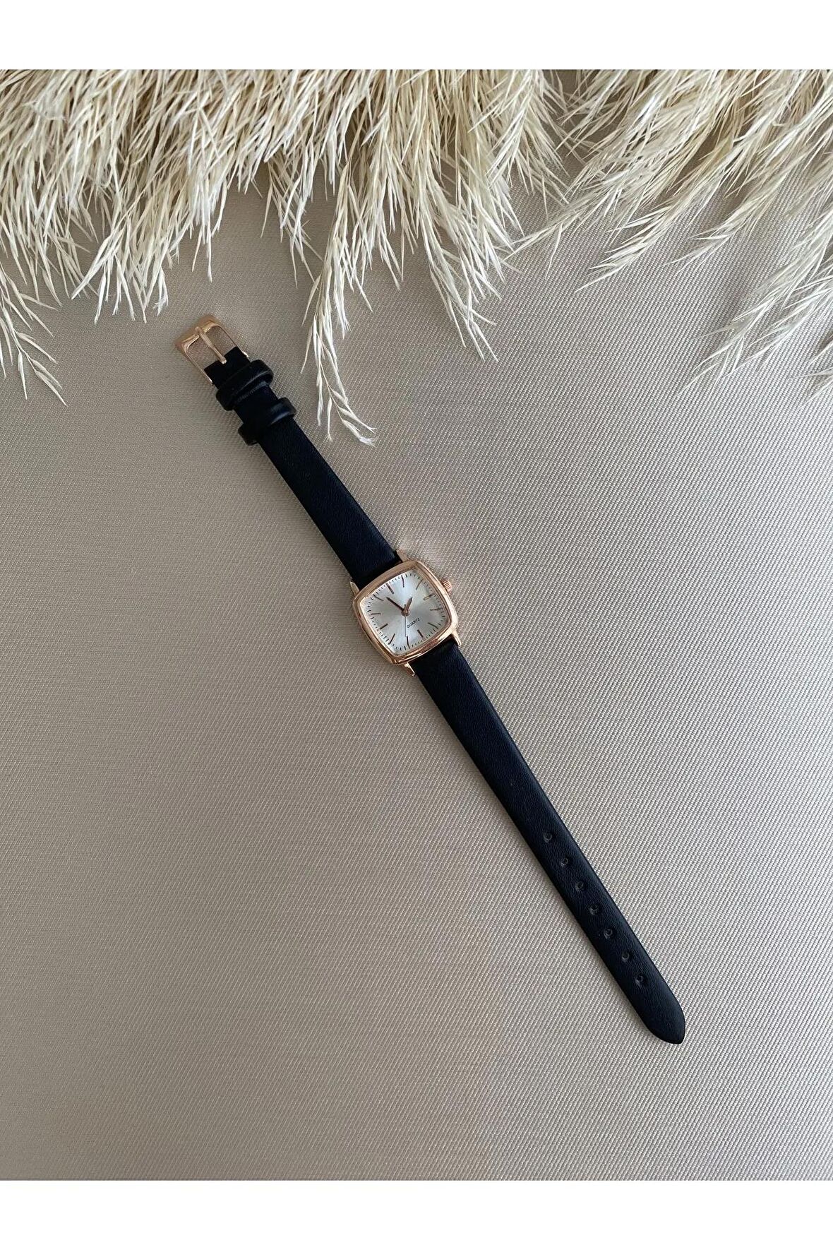 Bs Stıll Retro Minimal Vintage Deri Kordon Kadın Kol Saati