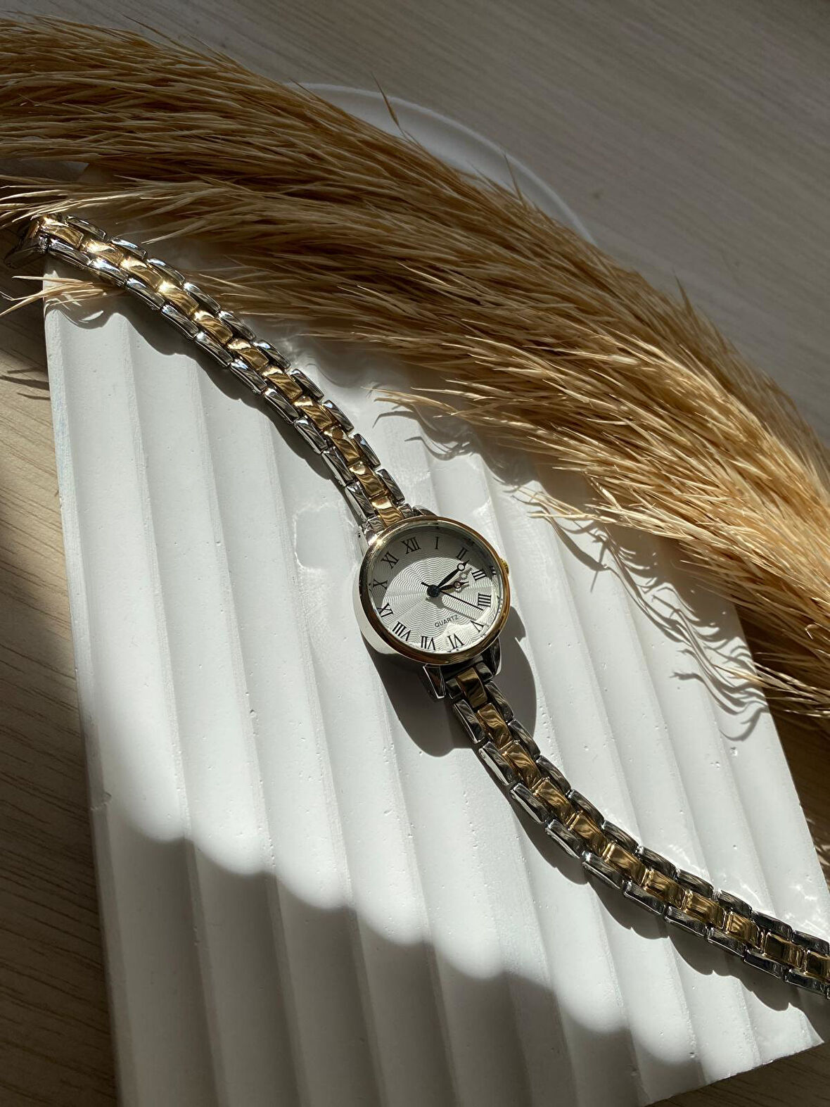 Bs Stıll Vintage Kadın Kol Saati Retro Minimal Boncuk Model 1 Adet