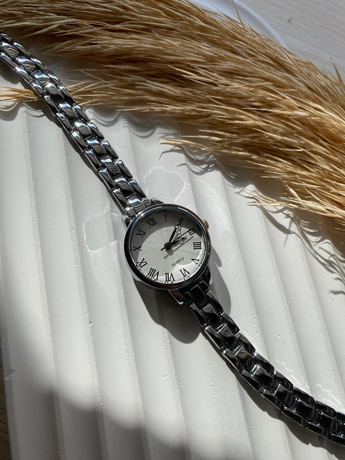 Bs Stıll Vintage Kadın Kol Saati Retro Minimal Boncuk Model 1 Adet