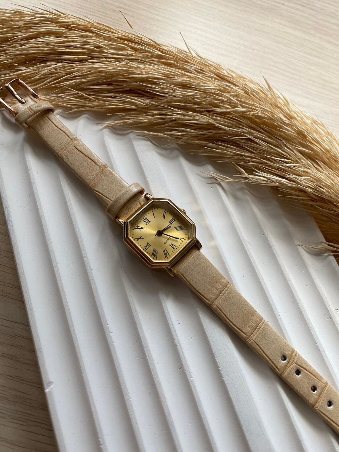 Bs Stıll Vintage Kadın Kol Saati Retro Minimal Deri Dordon 1 Adet