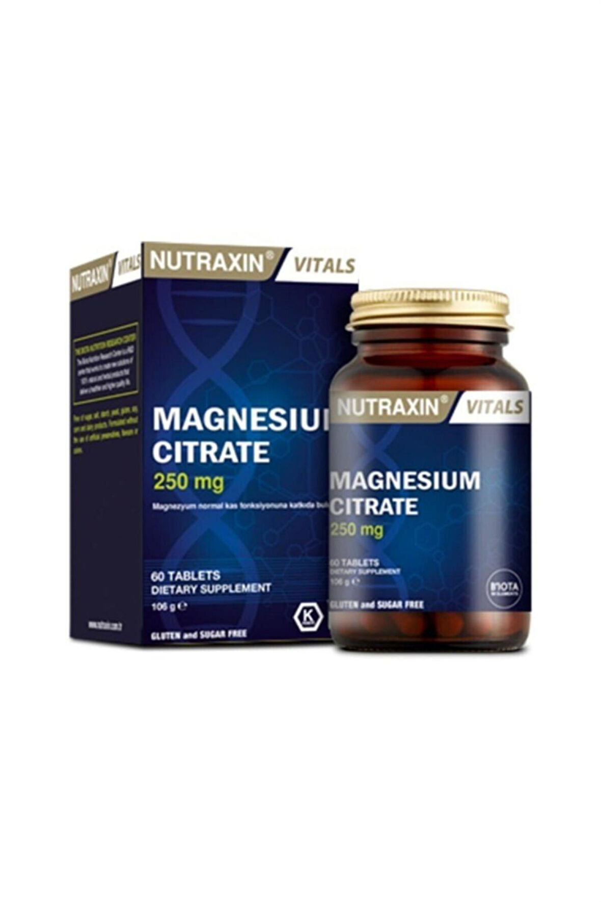 Nutraxin Magnesium 250 Mg 60 Tablet