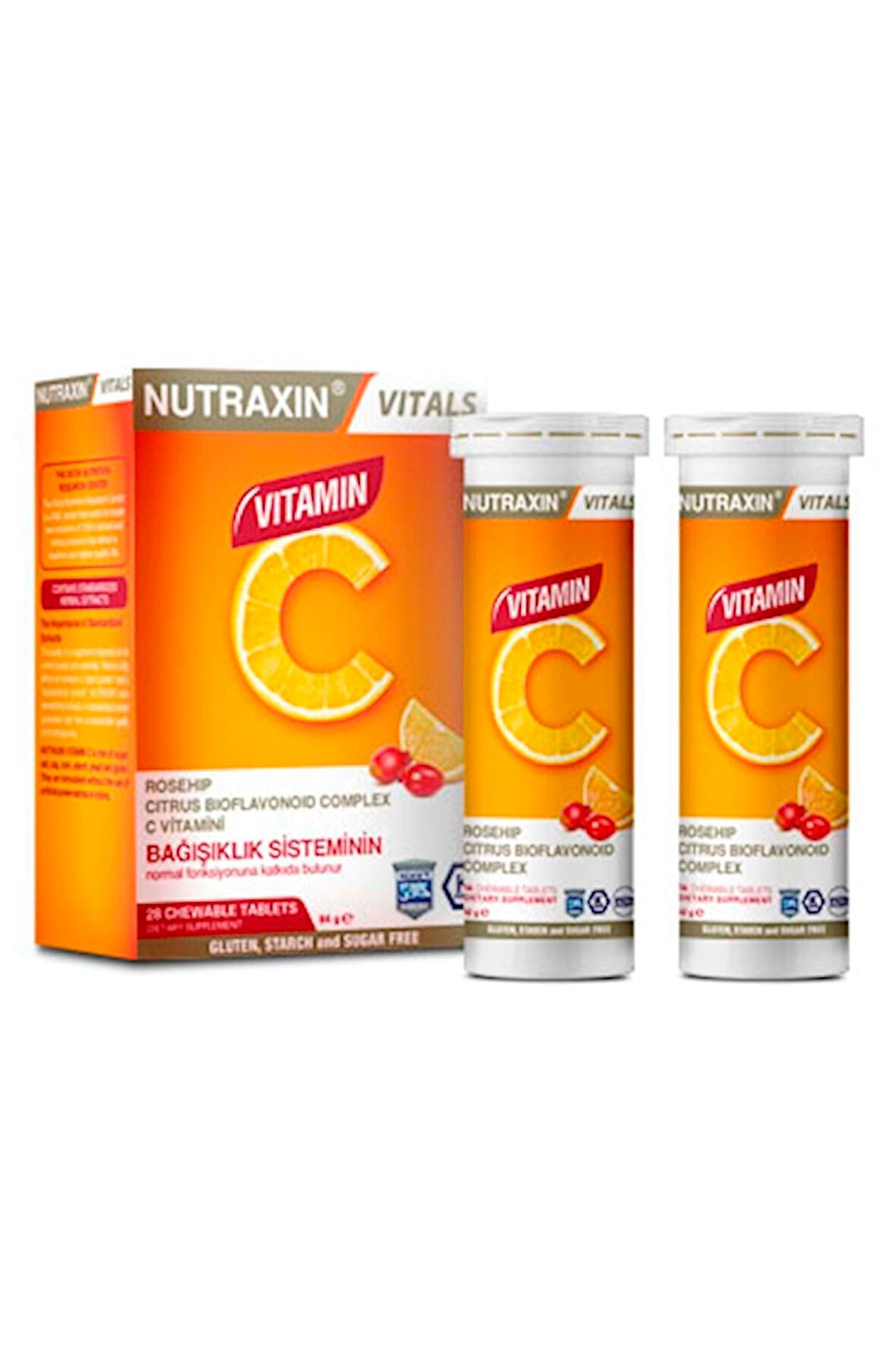 Vitals C Vitamin Çiğneme Tableti 28 Tablet