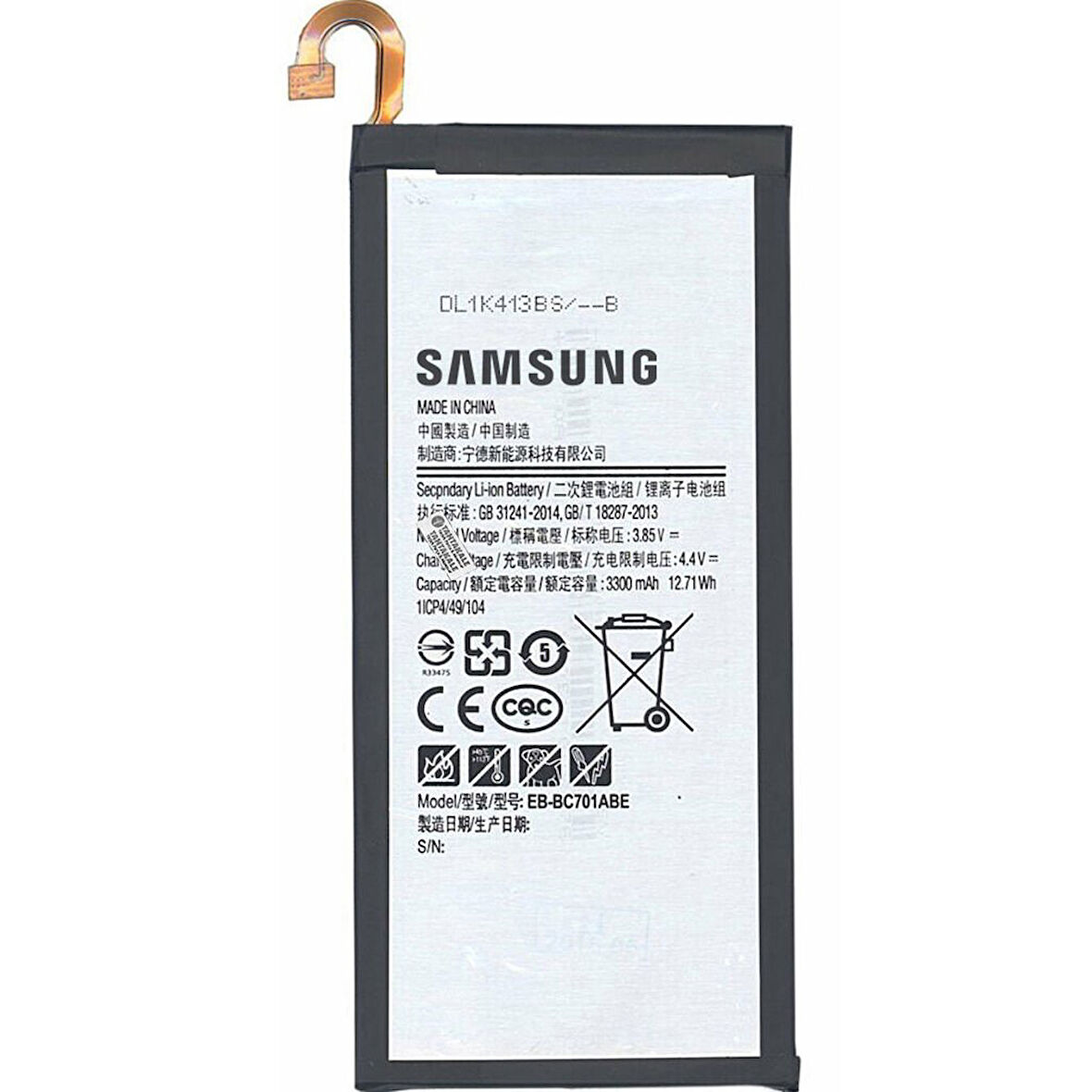 Samsung Galaxy C7 Pro SM-C7010 Batarya Pil - Orjinal
