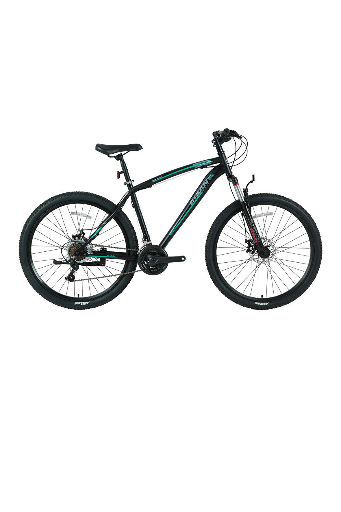 BİSAN MTS 4600 27,5 MD DAĞ BİSİKLETİ 46 CM MAT SİYAH-YEŞİL