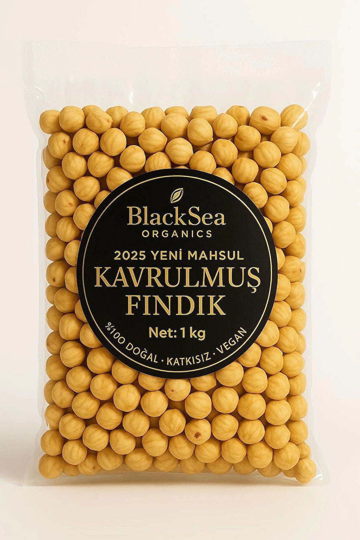 2025 Yeni Mahsul Kavrulmuş Fındık 1 Kg – Doğal ve Katkısız Rize Fındığı