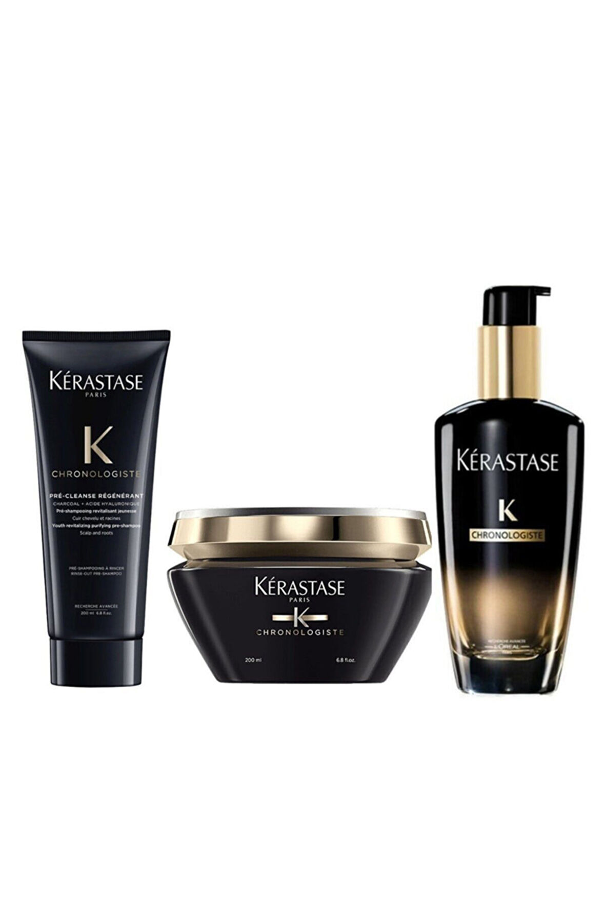 Kerastase Pre-cleanse 200 Ml Maske 200 Ml Ve Huile De Parfum 100 Ml
