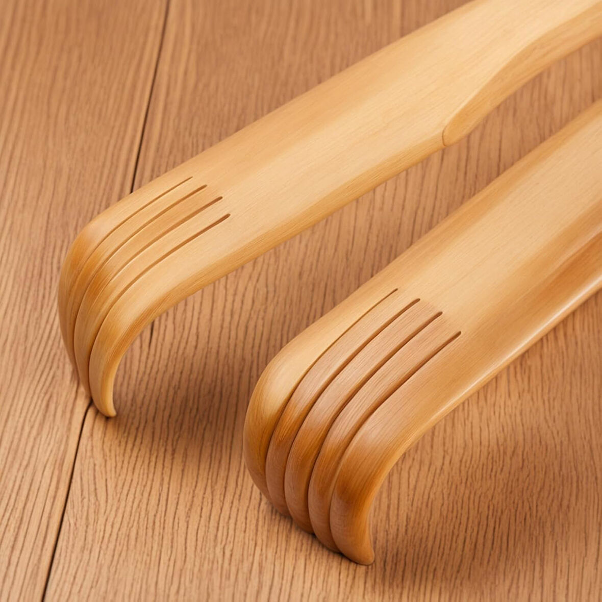 Masaj Tekerli Doğal Ahşap Sırt Kaşıyıcı 47x4 cm – Ergonomik El Yapımı Kaşıma Aleti