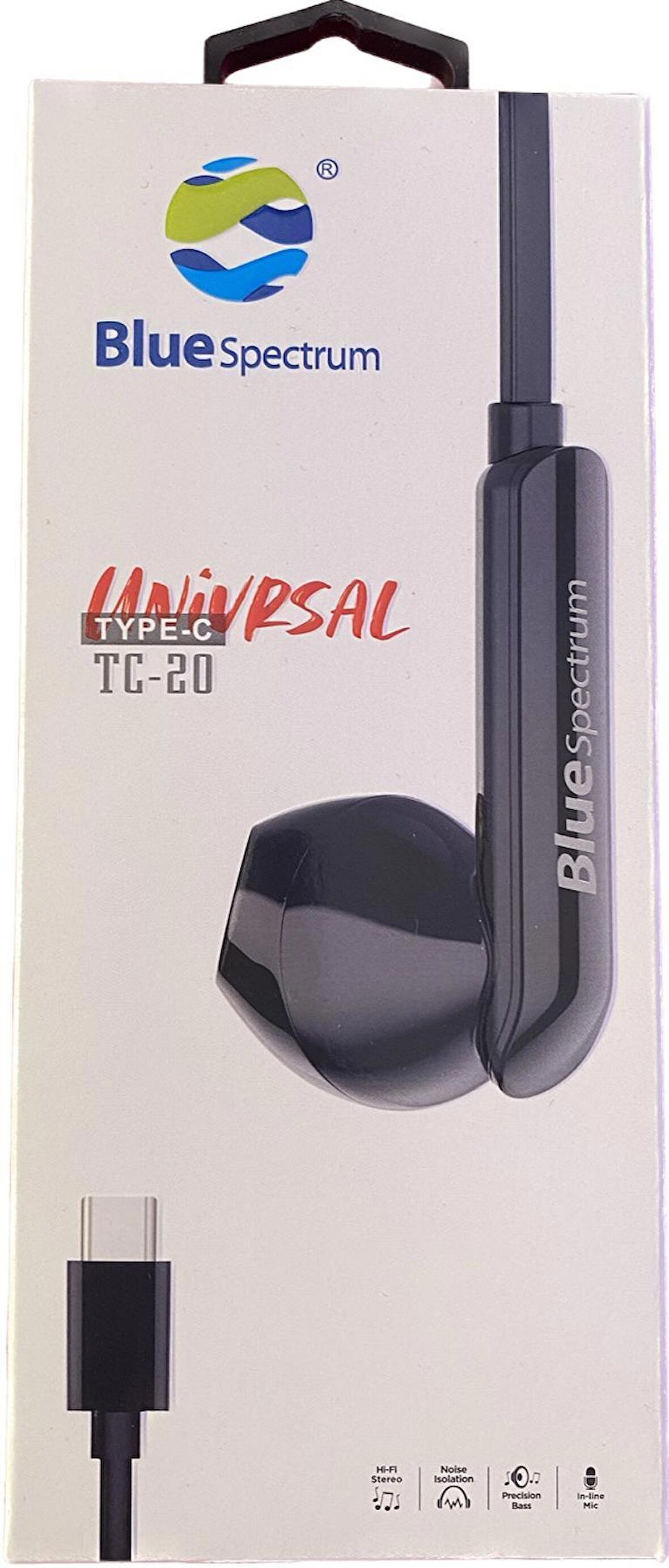 Blue Spectrum TC-20 TypeC Girişli Kulaklık
