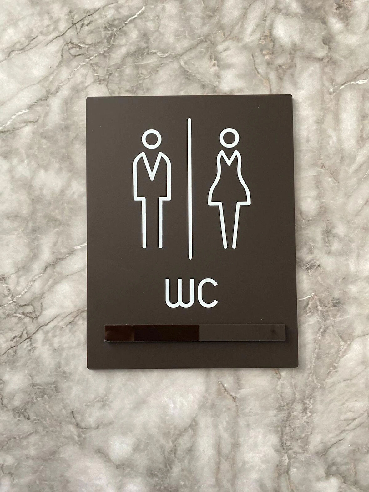 Bitter Serisi WC Yönlendirme Levhası