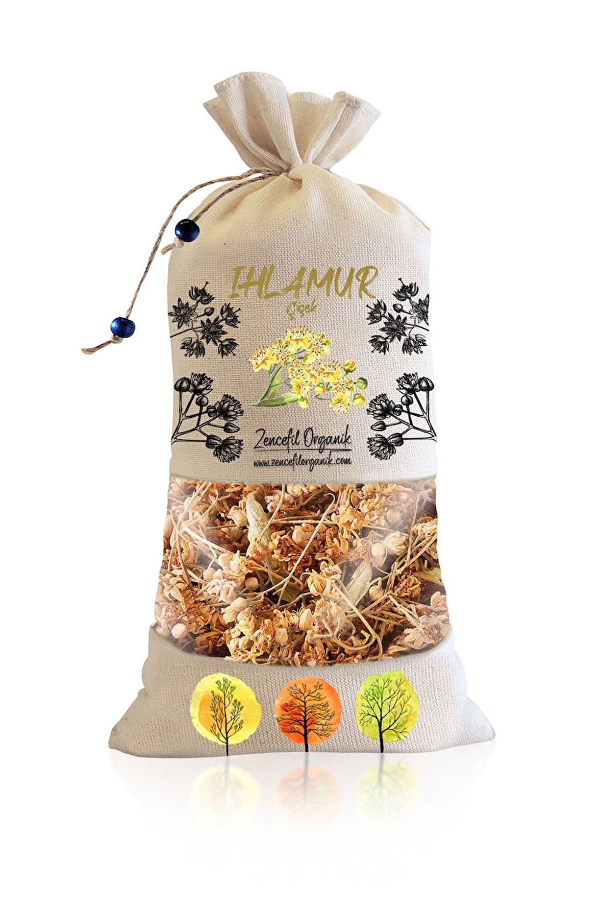 Bez Torba Çiçek Ihlamur 140 Gr. Özel Kalite Linden Flower Saf Çiçek Ihlamur